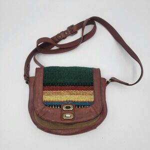 Will Leather Goods Mini  Crossbody Messenger Bag Purse Rustic Bohemian